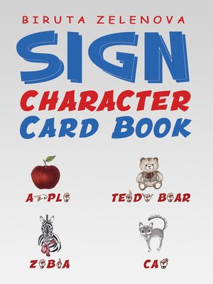 cover image of Sign Character Card Book